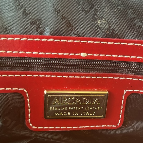 Arcadia Patent Leather Dome Purse - Picture 8 of 13